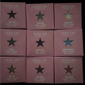 Jeffree Star Eyeshadow Collection